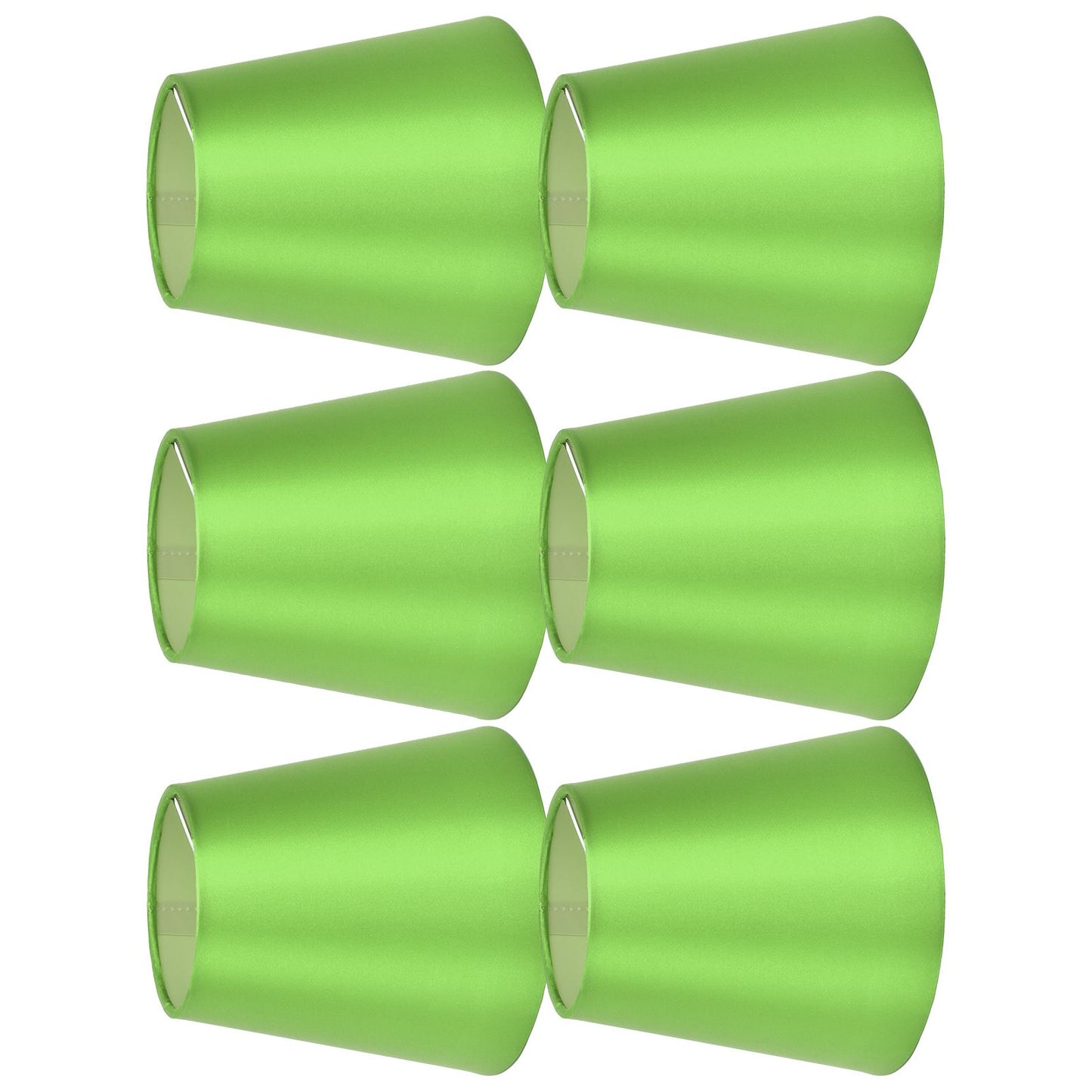 6PCS E14 Lamp Shade Fabric Lampshade Table Lamp Ceiling Lamp Shade for Bedroom Living RoomFluorescent Green PX157
