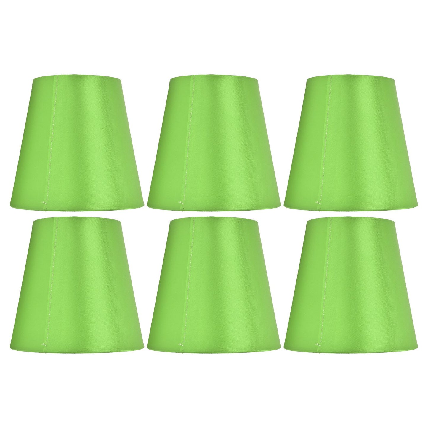 6PCS E14 Lamp Shade Fabric Lampshade Table Lamp Ceiling Lamp Shade for Bedroom Living RoomFluorescent Green PX157