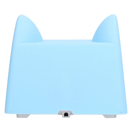 Night Lamp Exquisite Cute Blue Cat Shape White Light Source Interesting Decorative Lighting Device for Kids