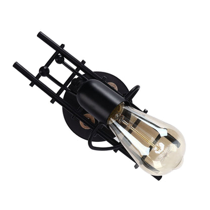 Wall Lamp Unique Design Exquisite Cute Beautiful Wall Decoration Light for Restaurants Bedrooms Cafes HotelsBlack