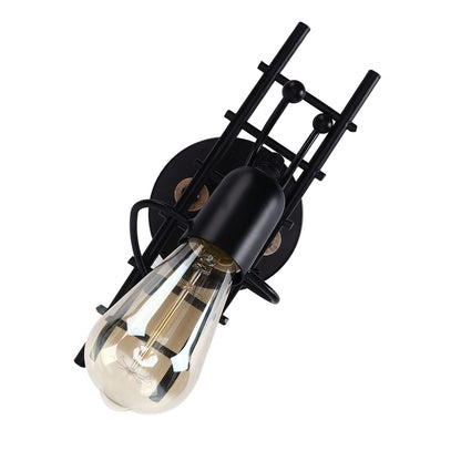 Wall Lamp Unique Design Exquisite Cute Beautiful Wall Decoration Light for Restaurants Bedrooms Cafes HotelsBlack