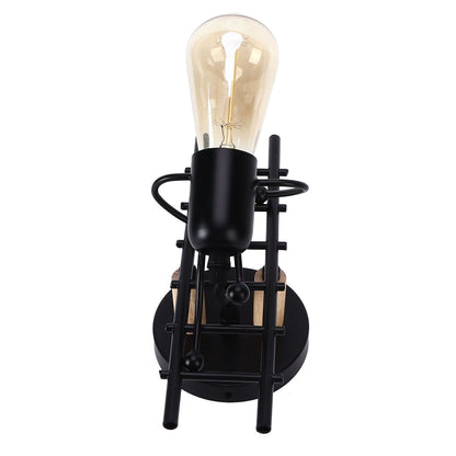 Wall Lamp Unique Design Exquisite Cute Beautiful Wall Decoration Light for Restaurants Bedrooms Cafes HotelsBlack