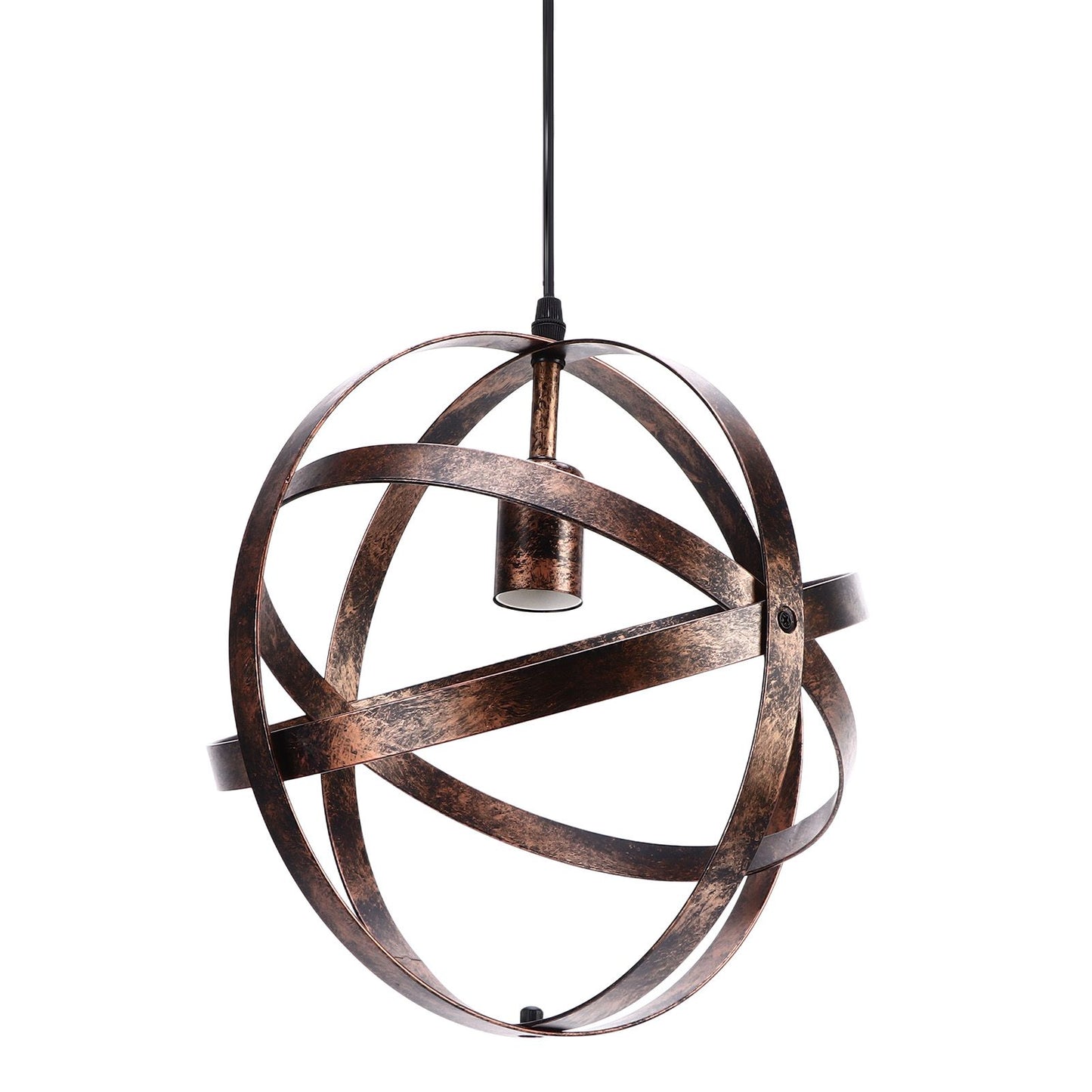 Ball Earth Chandelier Retro American Industry Warm Romantic Stable Firm Wall Lamp for Coffee Shop Store