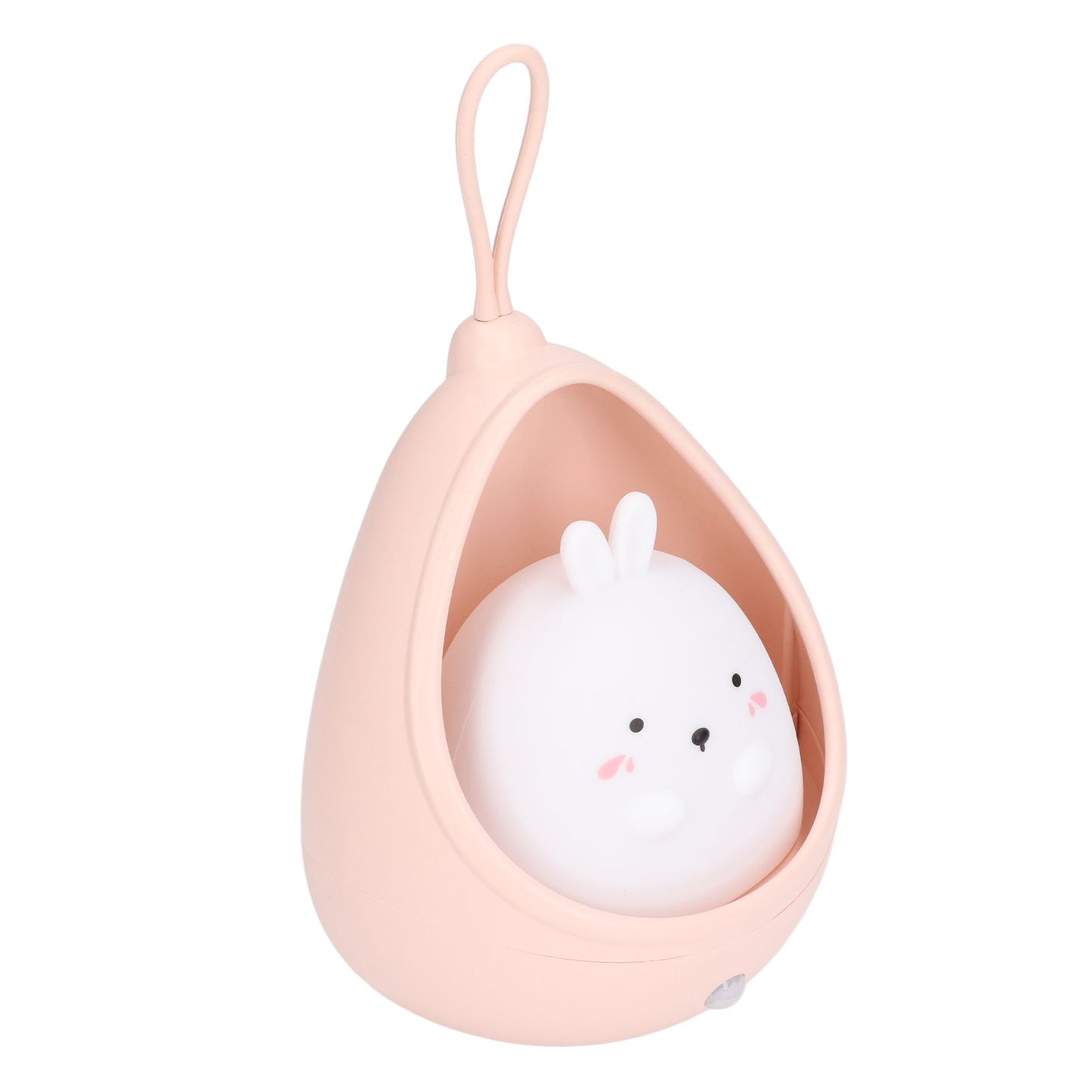 Night Light White Bunny Shape LED Kids Induction Night Lamp with USB Cable for Children's Room Bedroom