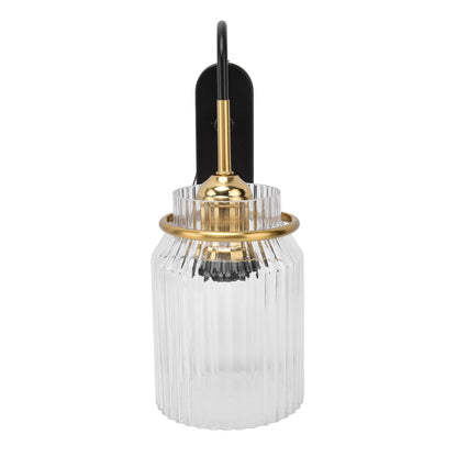 E26/E27 Wall Light Retro Glass Lampshade Wall Sconce Lamp for Bedroom Headboard Living Room110V‑240V