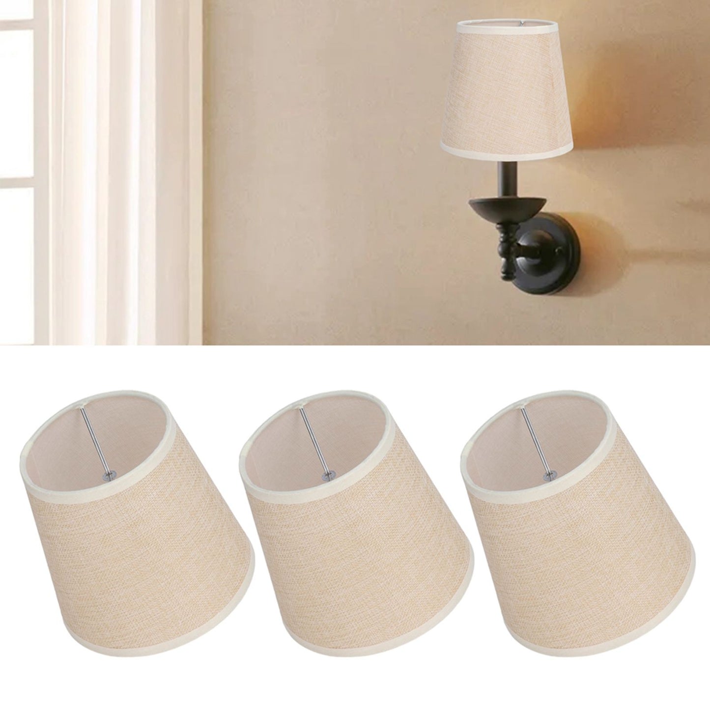 Chandelier Shades Modern Simple Style Exquisite Dustproof Safe Design Easy Assembly Wide Application Small Lamp Shades