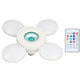 Deformable Lamp RGB Color Light Adjustable Angle Foldable Design Remote Control Speaker Lightbulb 85‑265V