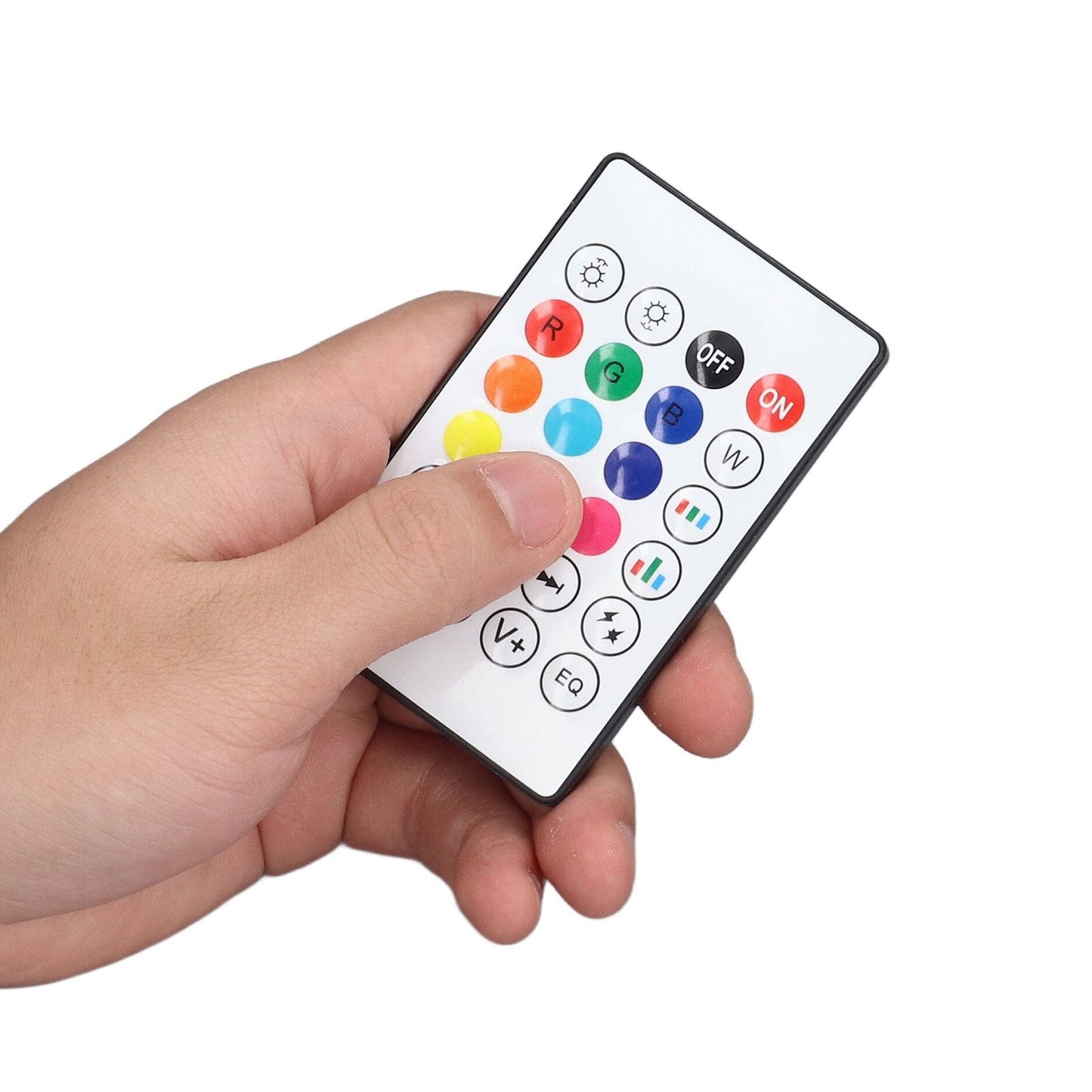 Deformable Lamp RGB Color Light Adjustable Angle Foldable Design Remote Control Speaker Lightbulb 85‑265V