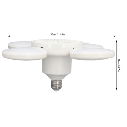 Deformable Lamp RGB Color Light Adjustable Angle Foldable Design Remote Control Speaker Lightbulb 85‑265V