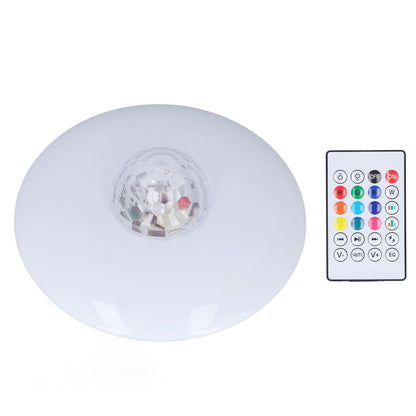 LED Projection Light Bluetooth Lamp Dynamic Ripple Effect E27 RGB Remote Control 24W 85‑265V