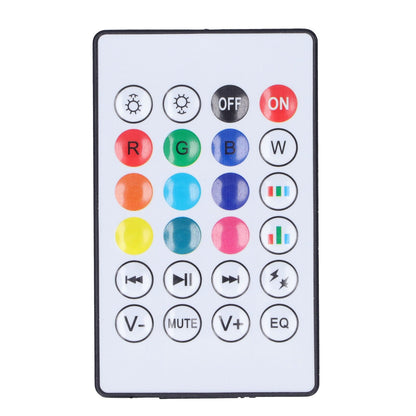 LED Projection Light Bluetooth Lamp Dynamic Ripple Effect E27 RGB Remote Control 24W 85‑265V