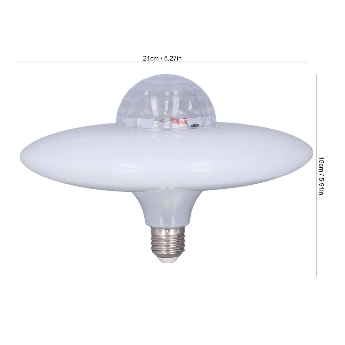 LED Projection Light Bluetooth Lamp Dynamic Ripple Effect E27 RGB Remote Control 24W 85‑265V