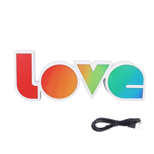 Love Letter Night Light Hangable Decorative Desktop LED Neon Lamp for Wedding Party BedroomGradients