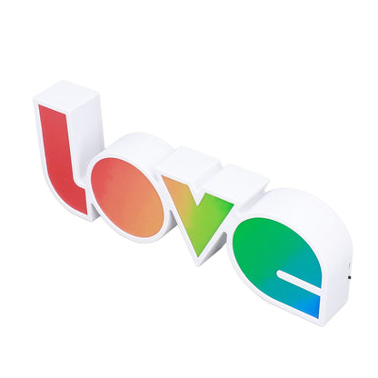 Love Letter Night Light Hangable Decorative Desktop LED Neon Lamp for Wedding Party BedroomGradients