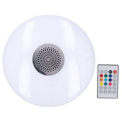24W E27 RGB Color Changing Music Lamp with Remote Control Smart Music Speaker Ceiling Light 85‑265V