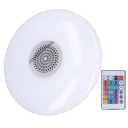 24W E27 RGB Color Changing Music Lamp with Remote Control Smart Music Speaker Ceiling Light 85‑265V