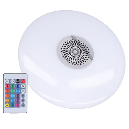 24W E27 RGB Color Changing Music Lamp with Remote Control Smart Music Speaker Ceiling Light 85‑265V