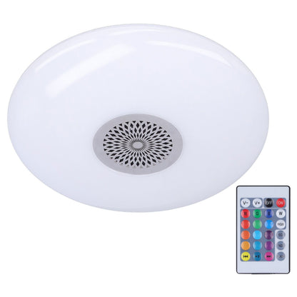 24W E27 RGB Color Changing Music Lamp with Remote Control Smart Music Speaker Ceiling Light 85‑265V