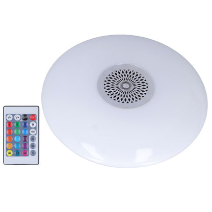 24W E27 RGB Color Changing Music Lamp with Remote Control Smart Music Speaker Ceiling Light 85‑265V