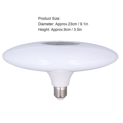 24W E27 RGB Color Changing Music Lamp with Remote Control Smart Music Speaker Ceiling Light 85‑265V