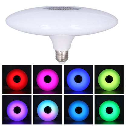 24W E27 RGB Color Changing Music Lamp with Remote Control Smart Music Speaker Ceiling Light 85‑265V