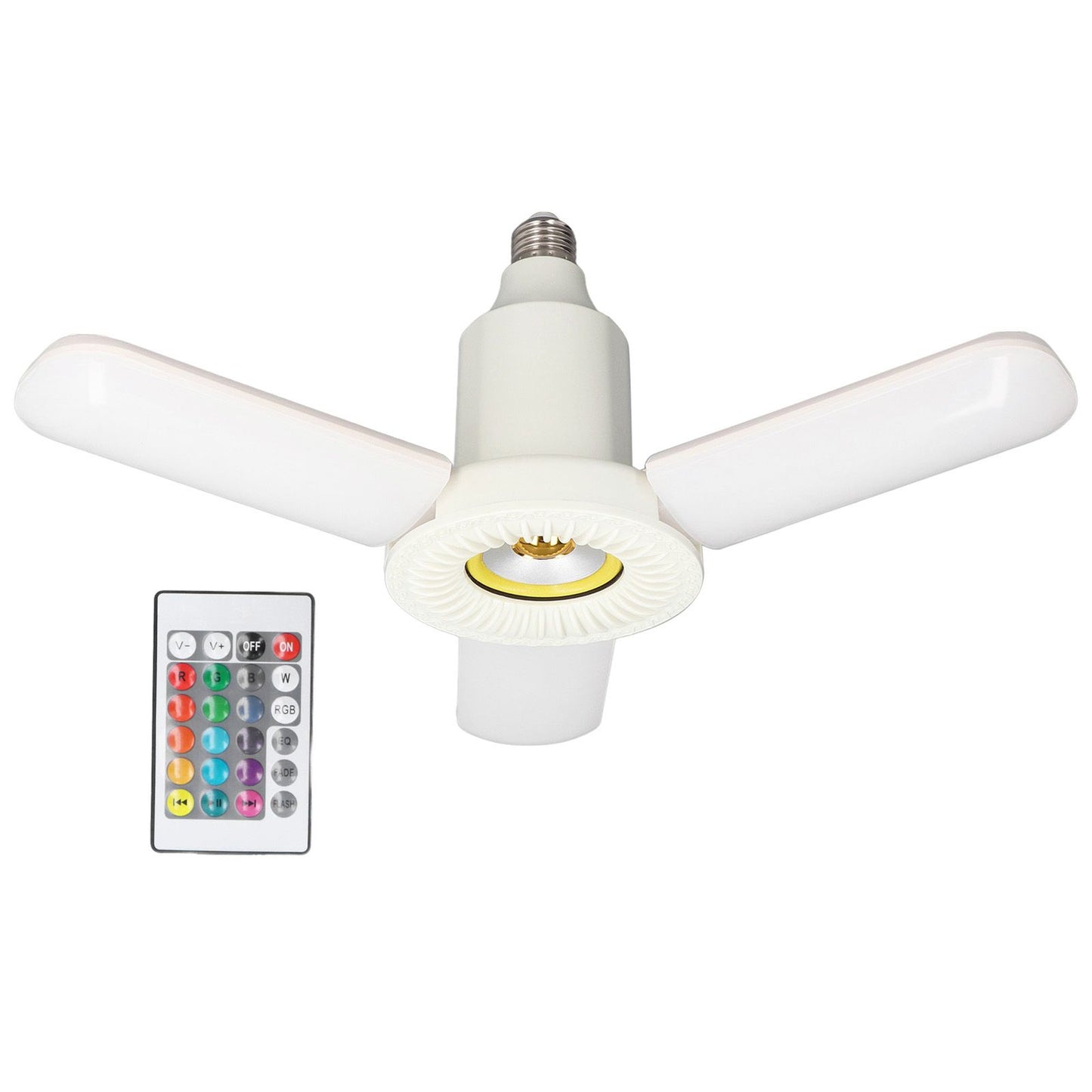 Deformable Lamp Energy Saving Environmental RGB Color Light Foldable Design LED Garage Light 86V‑265V