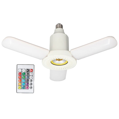 Deformable Lamp Energy Saving Environmental RGB Color Light Foldable Design LED Garage Light 86V‑265V