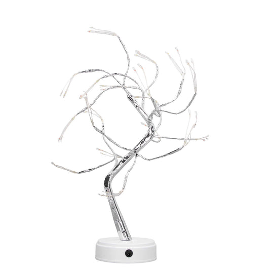 LED Copper Wire Light Decorative Artificial Branch Light Touch Switch Night Light Branches Decoration Silver108L Color