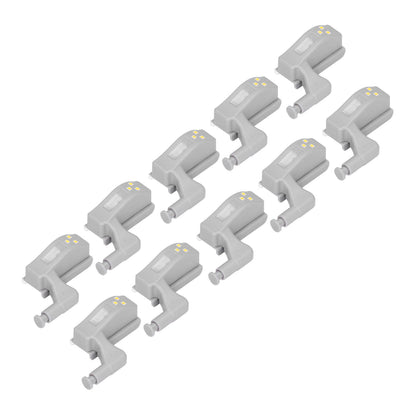 10pcs LED Cabinet Inner Hinge Sensor Light Bedroom Closet Wardrobe Cupboard Night Light