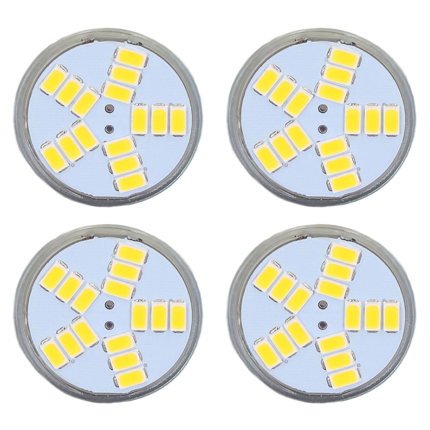 4Pcs MR11 LED Bulb 5W 500lm Bulb Replacement with 15 Beads Double Pin Base for Spotlight Landscape LampWarm White