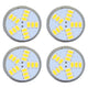 4Pcs MR11 LED Bulb 5W 500lm Bulb Replacement with 15 Beads Double Pin Base for Spotlight Landscape LampWarm White