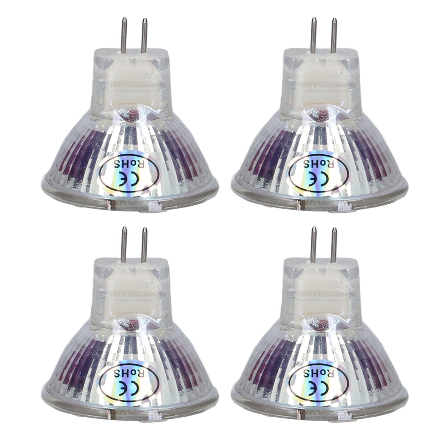 4Pcs MR11 LED Bulb 5W 500lm Bulb Replacement with 15 Beads Double Pin Base for Spotlight Landscape LampWarm White