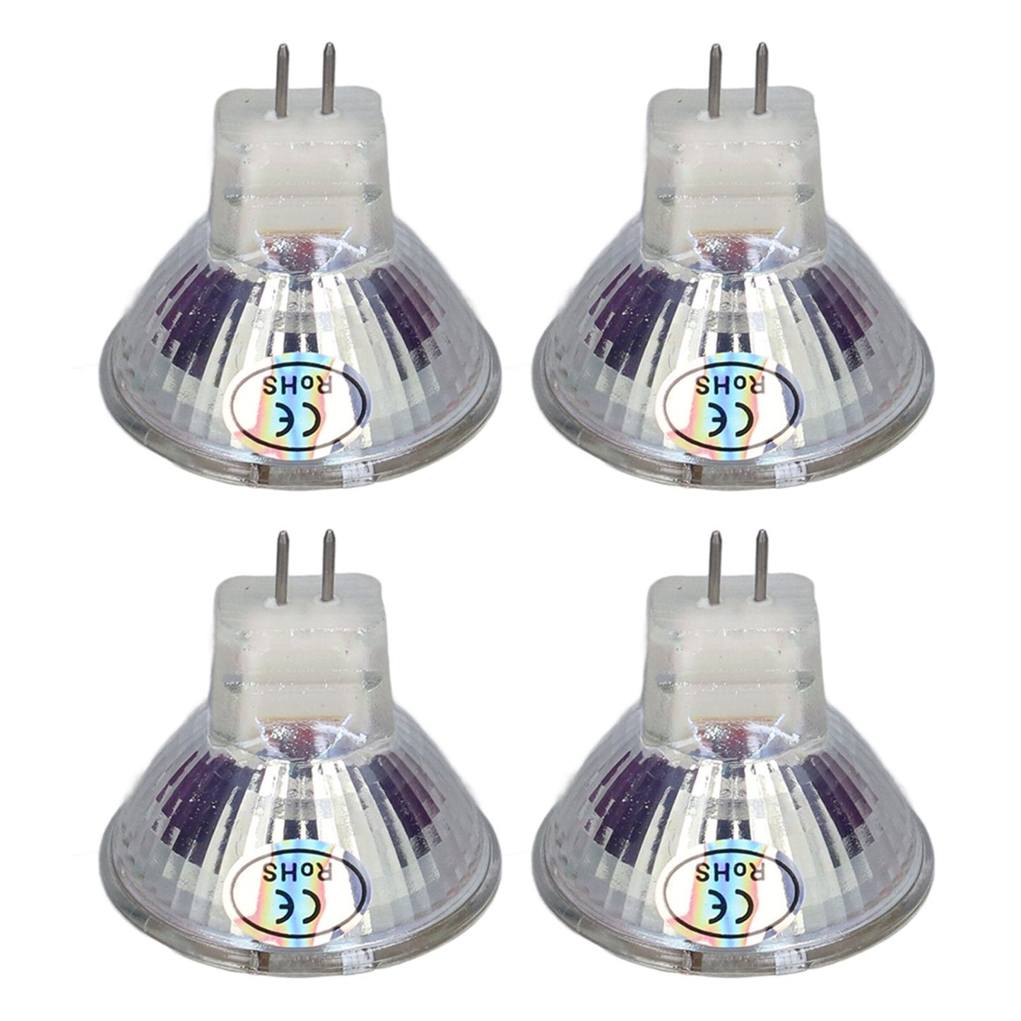 4Pcs MR11 LED Bulb 5W 500lm Bulb Replacement with 15 Beads Double Pin Base for Spotlight Landscape LampCold White