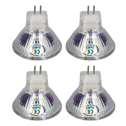 4Pcs MR11 LED Bulb 5W 500lm Bulb Replacement with 15 Beads Double Pin Base for Spotlight Landscape LampCold White