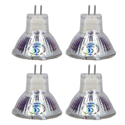 4Pcs MR11 LED Bulb 5W 500lm Bulb Replacement with 15 Beads Double Pin Base for Spotlight Landscape LampCold White