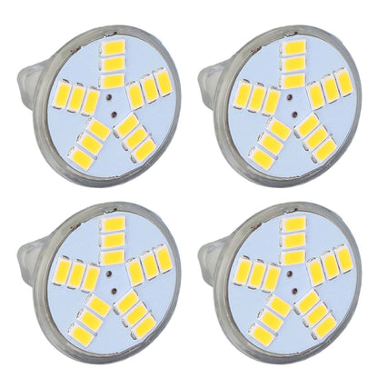 4Pcs MR11 LED Bulb 5W 500lm Bulb Replacement with 15 Beads Double Pin Base for Spotlight Landscape LampCold White