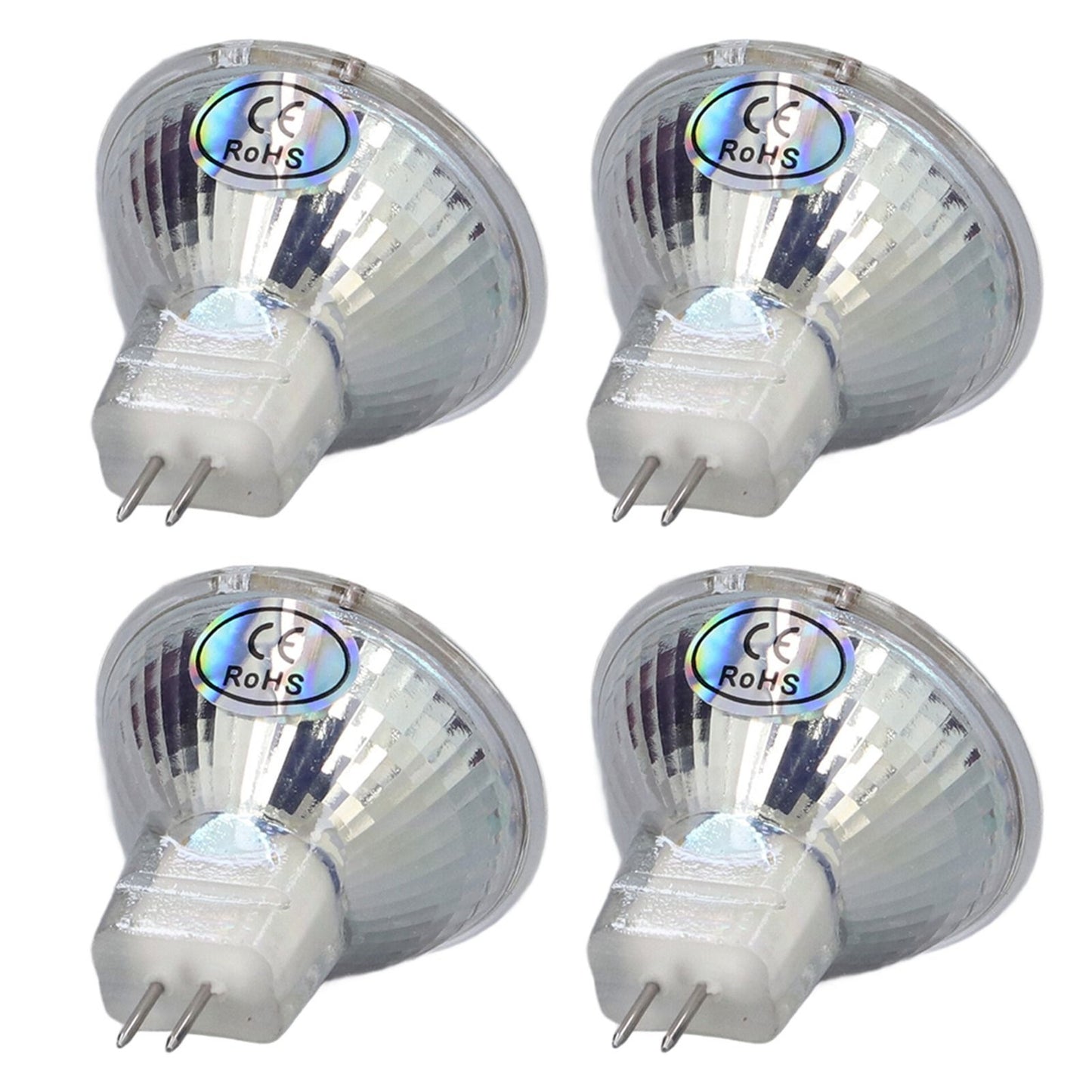 4Pcs MR11 LED Bulb 5W 500lm Bulb Replacement with 15 Beads Double Pin Base for Spotlight Landscape LampCold White