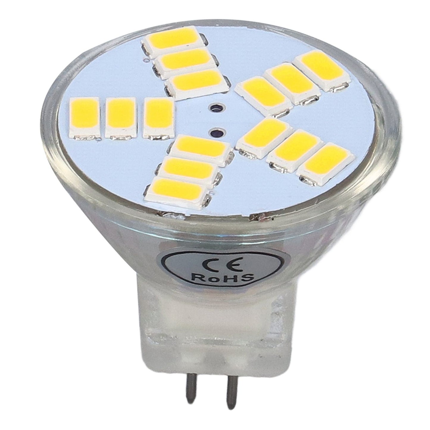 4Pcs MR11 LED Bulb 5W 500lm Bulb Replacement with 15 Beads Double Pin Base for Spotlight Landscape LampCold White