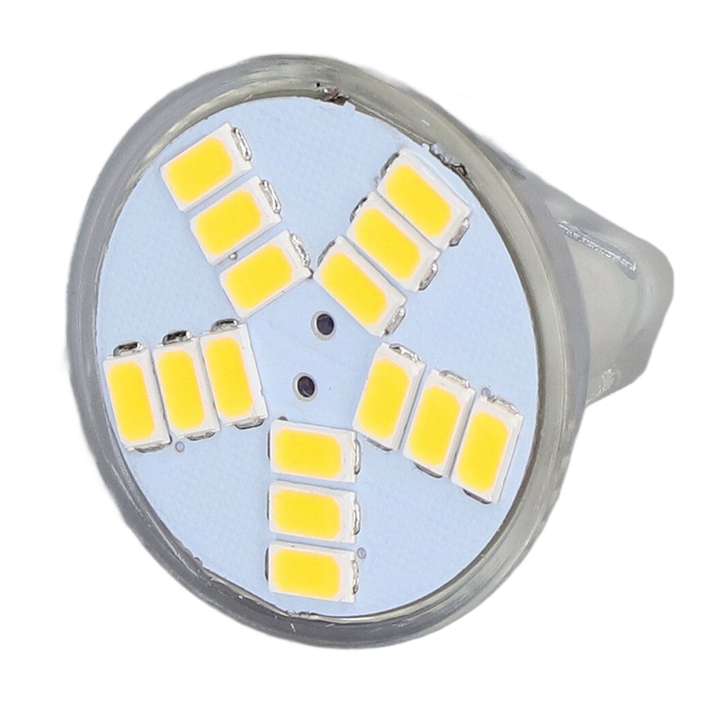 4Pcs MR11 LED Bulb 5W 500lm Bulb Replacement with 15 Beads Double Pin Base for Spotlight Landscape LampCold White