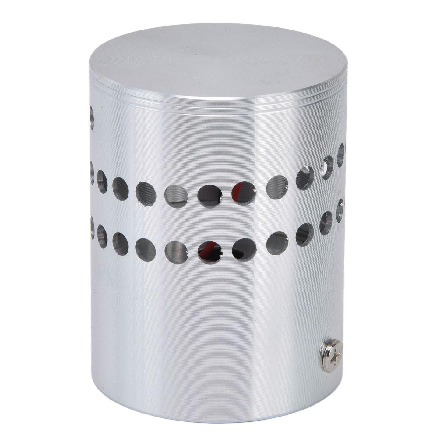 LED Aluminum Spiral Hole Wall Light Corrosion Resistance 3W Dimmable Spiral Lamp for Porch Living RoomYellow