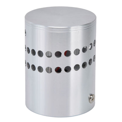 LED Aluminum Spiral Hole Wall Light Corrosion Resistance 3W Dimmable Spiral Lamp for Porch Living RoomYellow