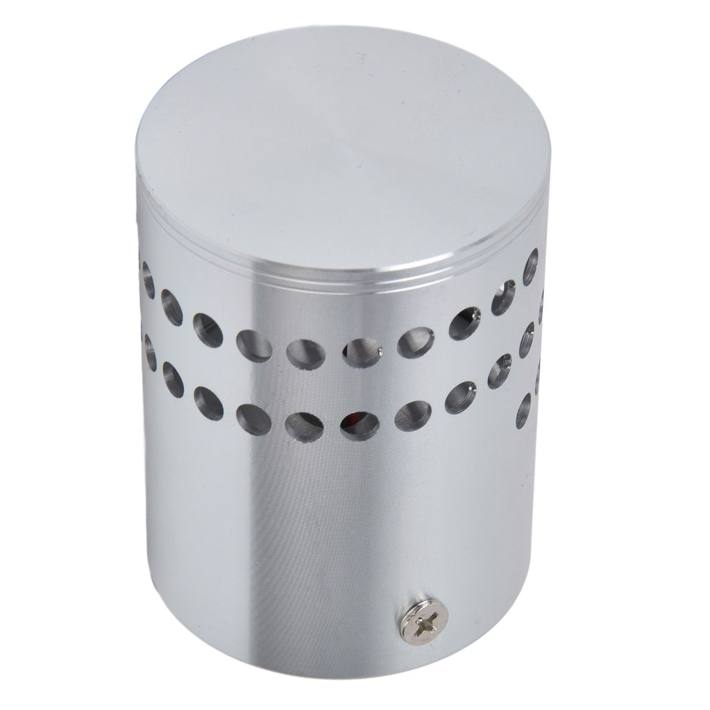LED Aluminum Spiral Hole Wall Light Corrosion Resistance 3W Dimmable Spiral Lamp for Porch Living RoomYellow