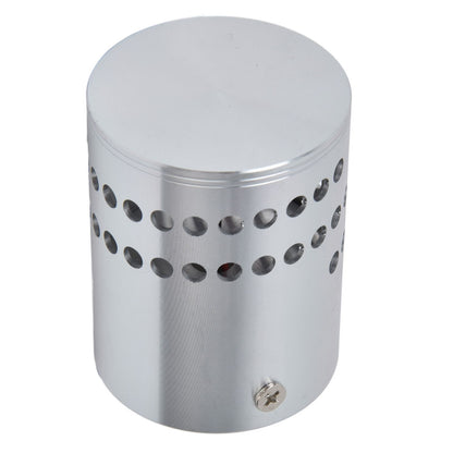 LED Aluminum Spiral Hole Wall Light Corrosion Resistance 3W Dimmable Spiral Lamp for Porch Living RoomYellow