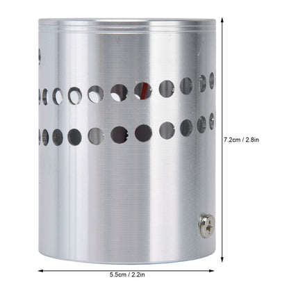 LED Aluminum Spiral Hole Wall Light Corrosion Resistance 3W Dimmable Spiral Lamp for Porch Living RoomYellow