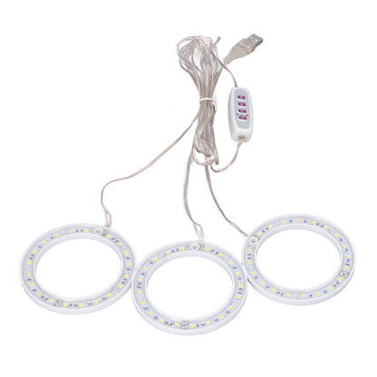 LED Plant Grow Lights Full Spectrum USB Growing Light Timing 5 Level Dimming for Indoor Plant Growing Pink Purple Light