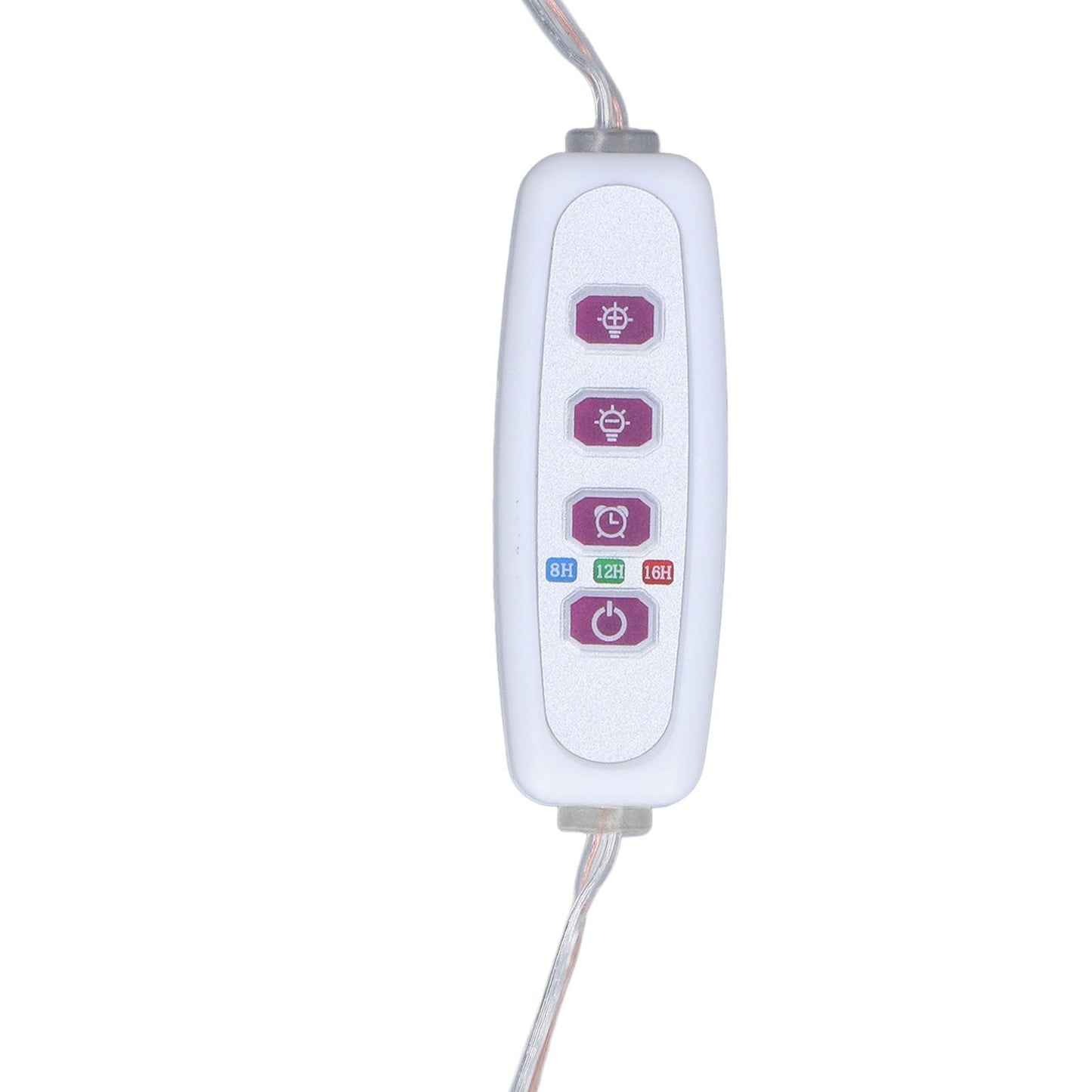 LED Plant Grow Lights Full Spectrum USB Growing Light Timing 5 Level Dimming for Indoor Plant Growing Pink Purple Light