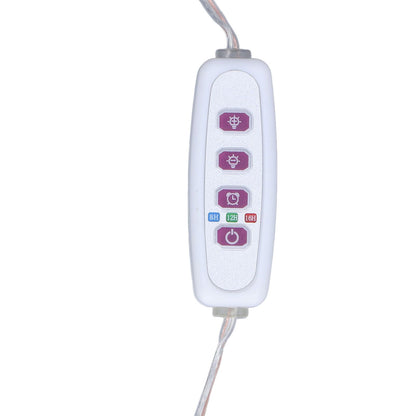 LED Plant Grow Lights Full Spectrum USB Growing Light Timing 5 Level Dimming for Indoor Plant Growing Pink Purple Light