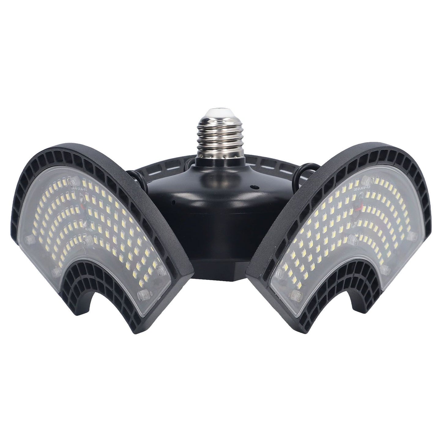 LED Bay Light 60W Waterproof 288 Lamp Beads Foldable 3 Leaf E26 E27 Garage Light for Basements 100 to 277V