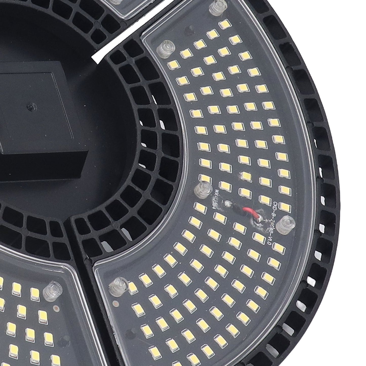 LED Bay Light 60W Waterproof 288 Lamp Beads Foldable 3 Leaf E26 E27 Garage Light for Basements 100 to 277V