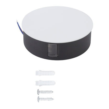 Wall Light Round Shape Aluminum Alloy 3 Beams Modern Wall Sconce Lamp for Dining Room AC85‑265V 9W White
